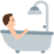 Person Taking Bath emoji on Mozilla
